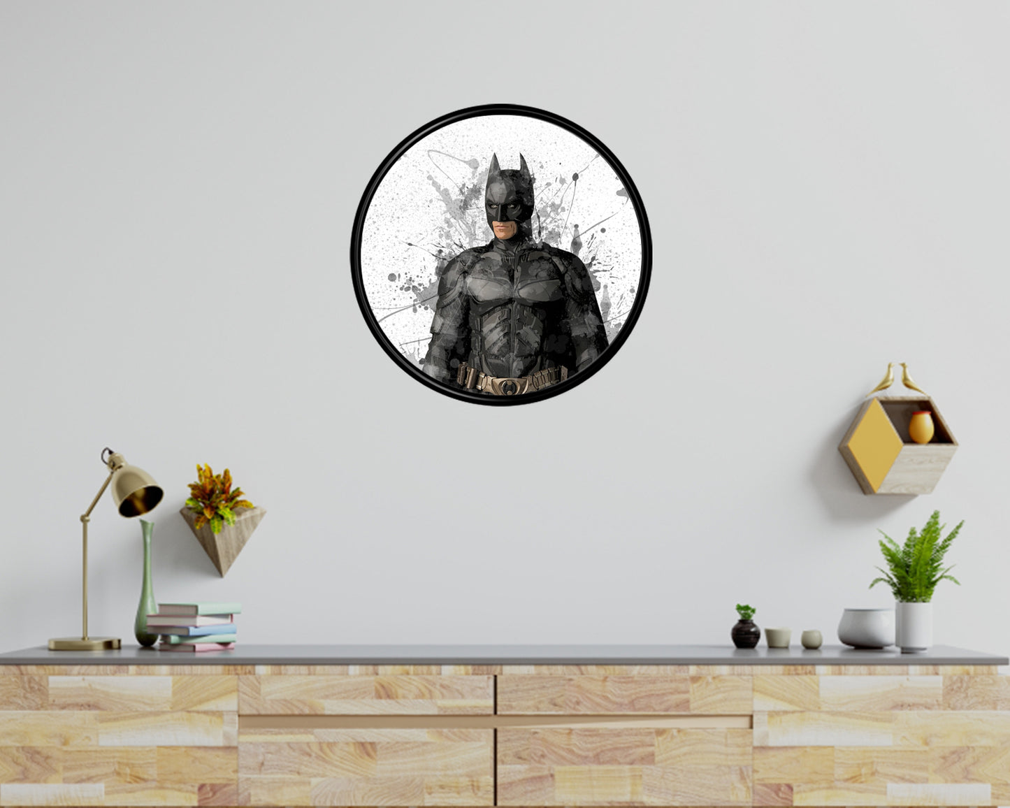 Batman Round Wall Art