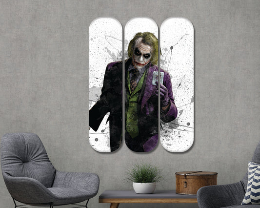 The Joker Acrylic Skateboard Wall Art