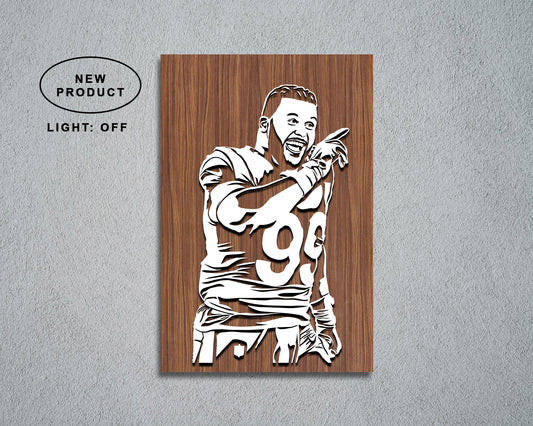 Aaron Donald LED Wooden Decal