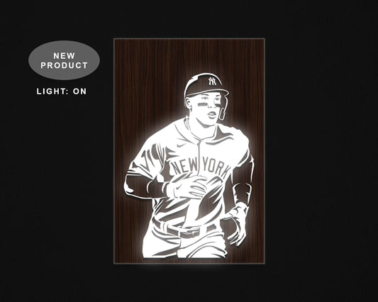 Aaron Judge LED Wooden Decal