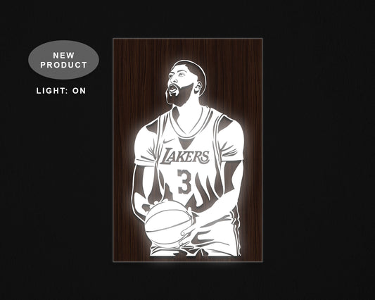 Anthony Davis LED Wooden Decal