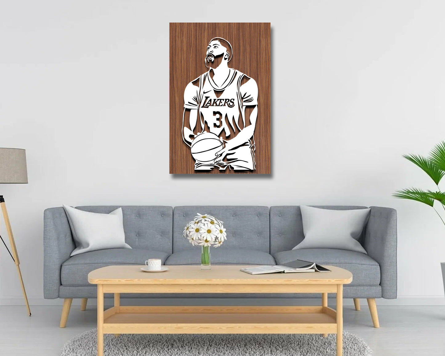 Anthony Davis LED Wooden Decal