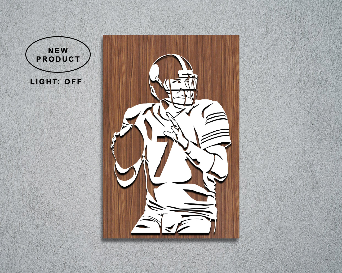 Ben Roethlisberger LED Wooden Decal
