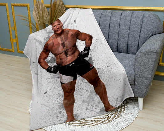 Brock Lesnar Fleece Blanket