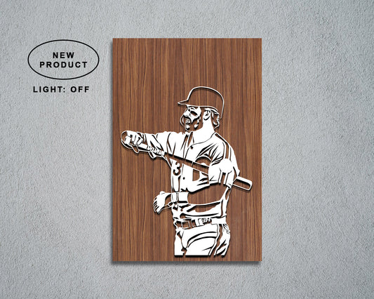 Bryce Harper LED Wooden Decal