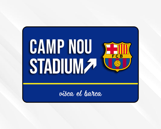 Camp Nou Stadium Signage