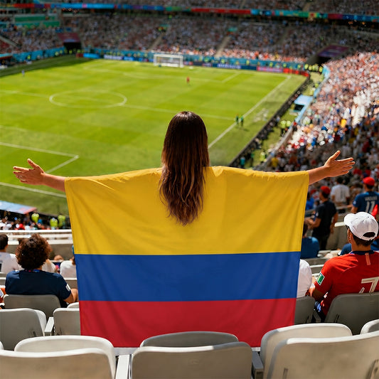 Columbia Flag Body Cape with Sleeves