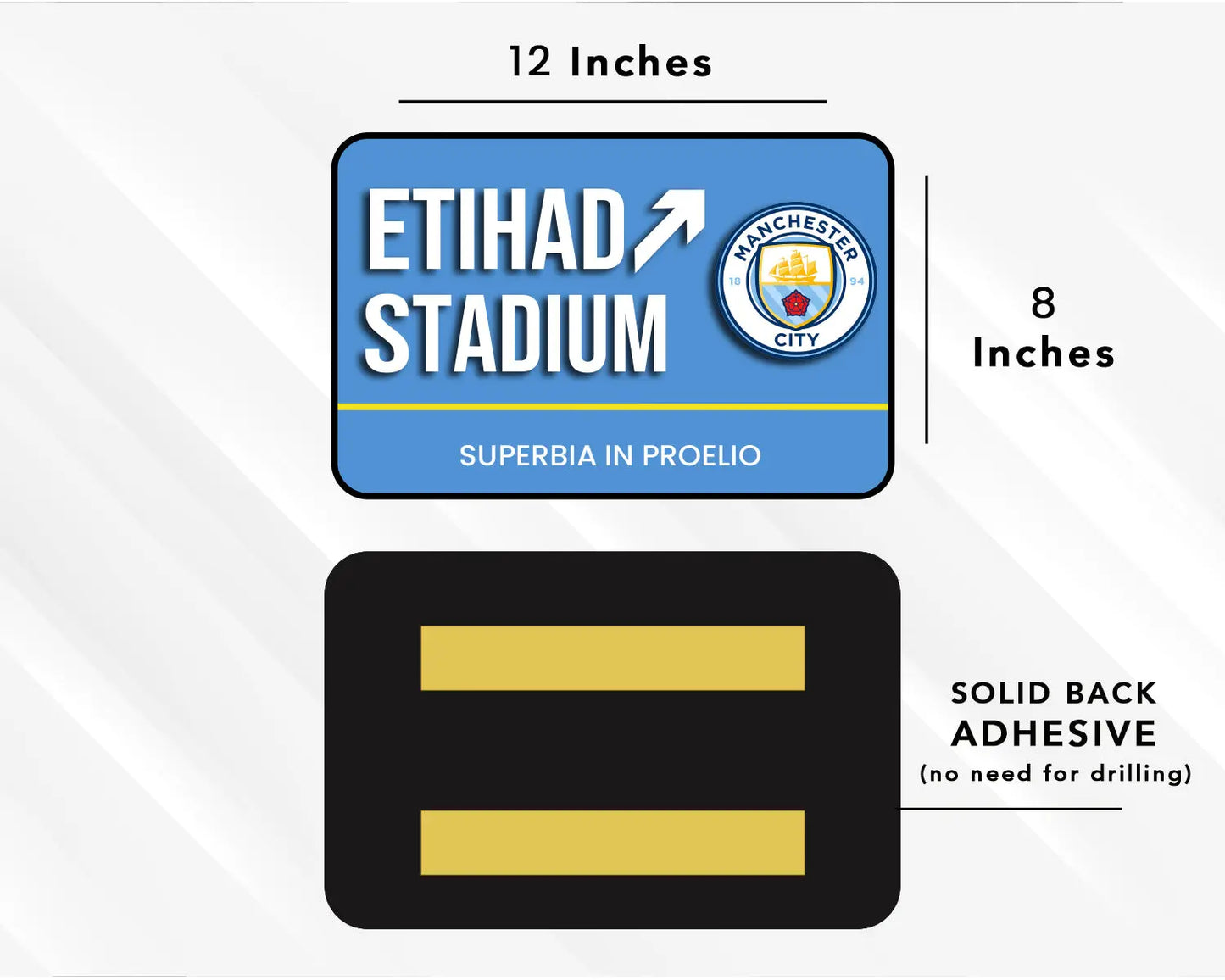 Etihad Stadium Door Sign