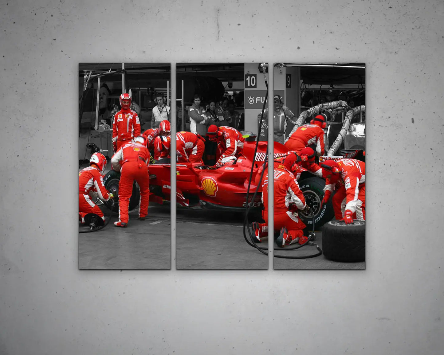 Arte en lienzo en blanco y negro de Dale Earnhardt