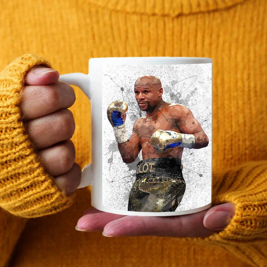 Floyd Mayweather Splash Effect Mug and Coaster