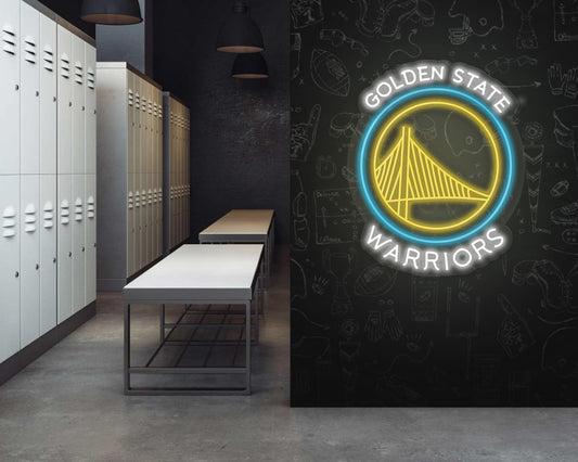 Golden State Warriors Team Logo Neon Sign