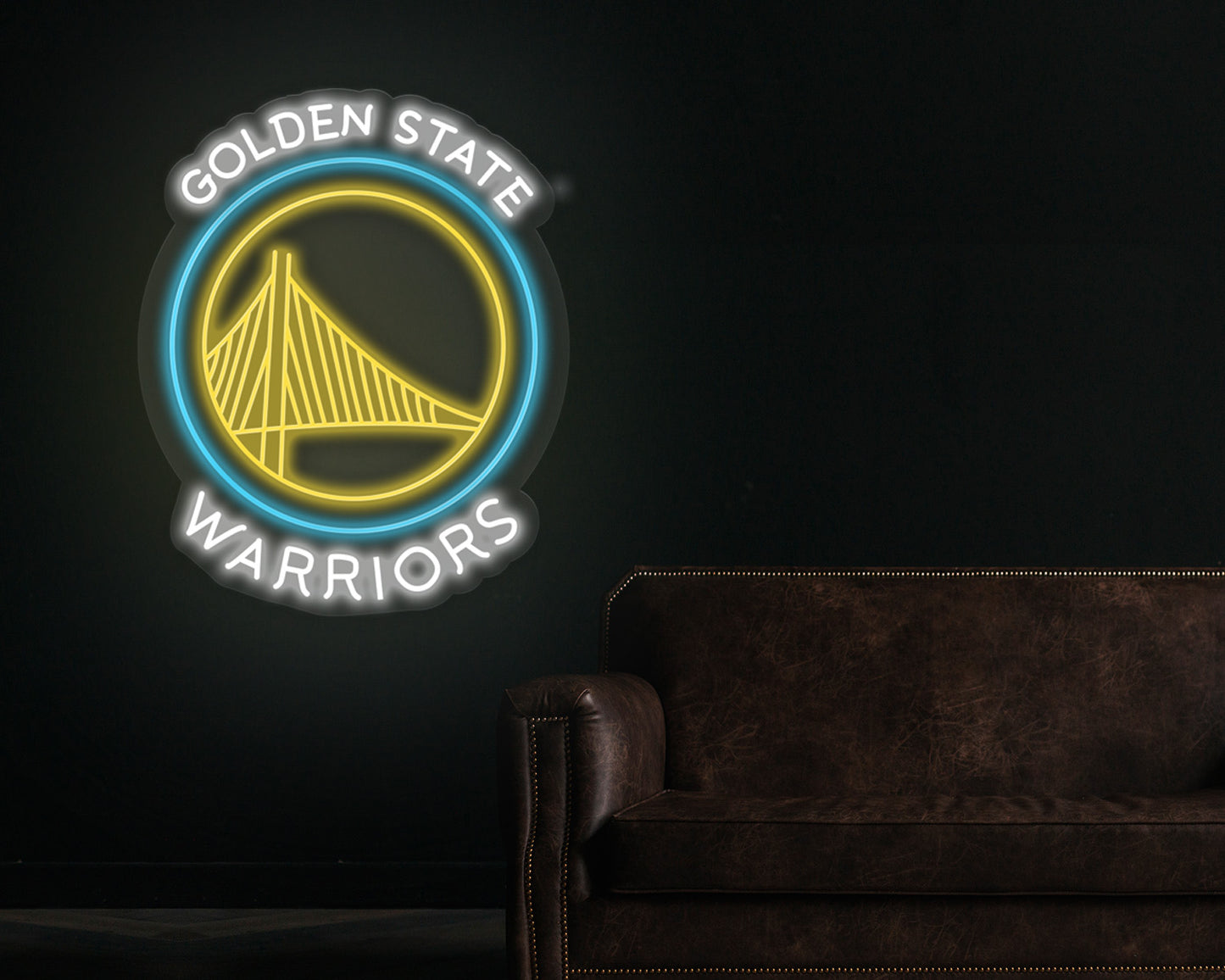 Golden State Warriors Team Logo Neon Sign