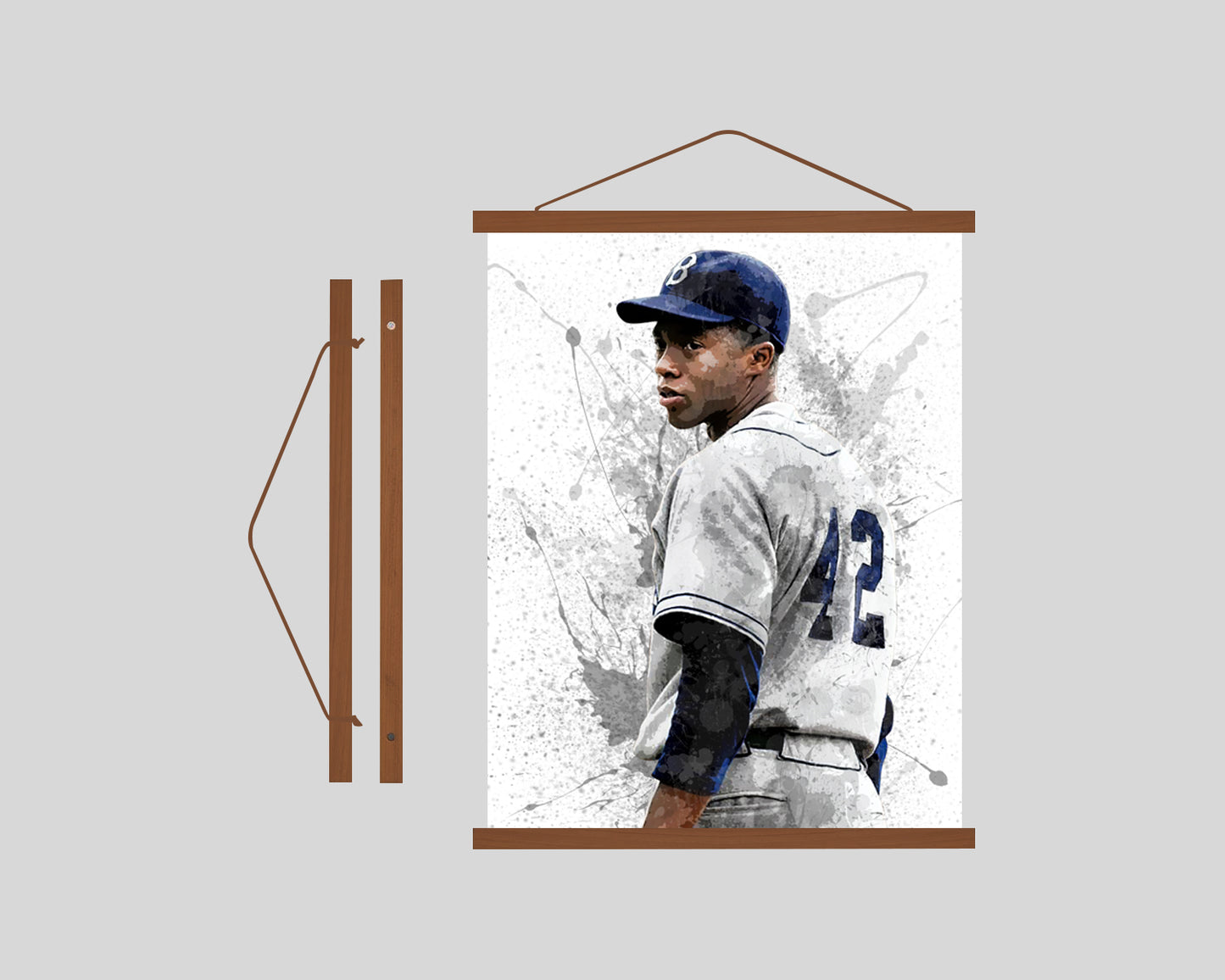 Marco colgante de Jackie Robinson