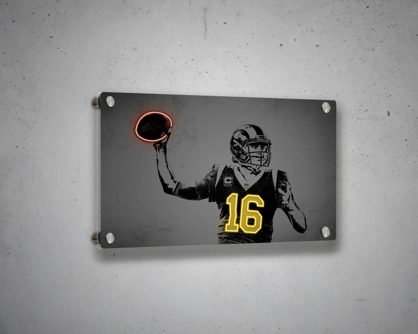 Jared Goff Canvas Wall Art 