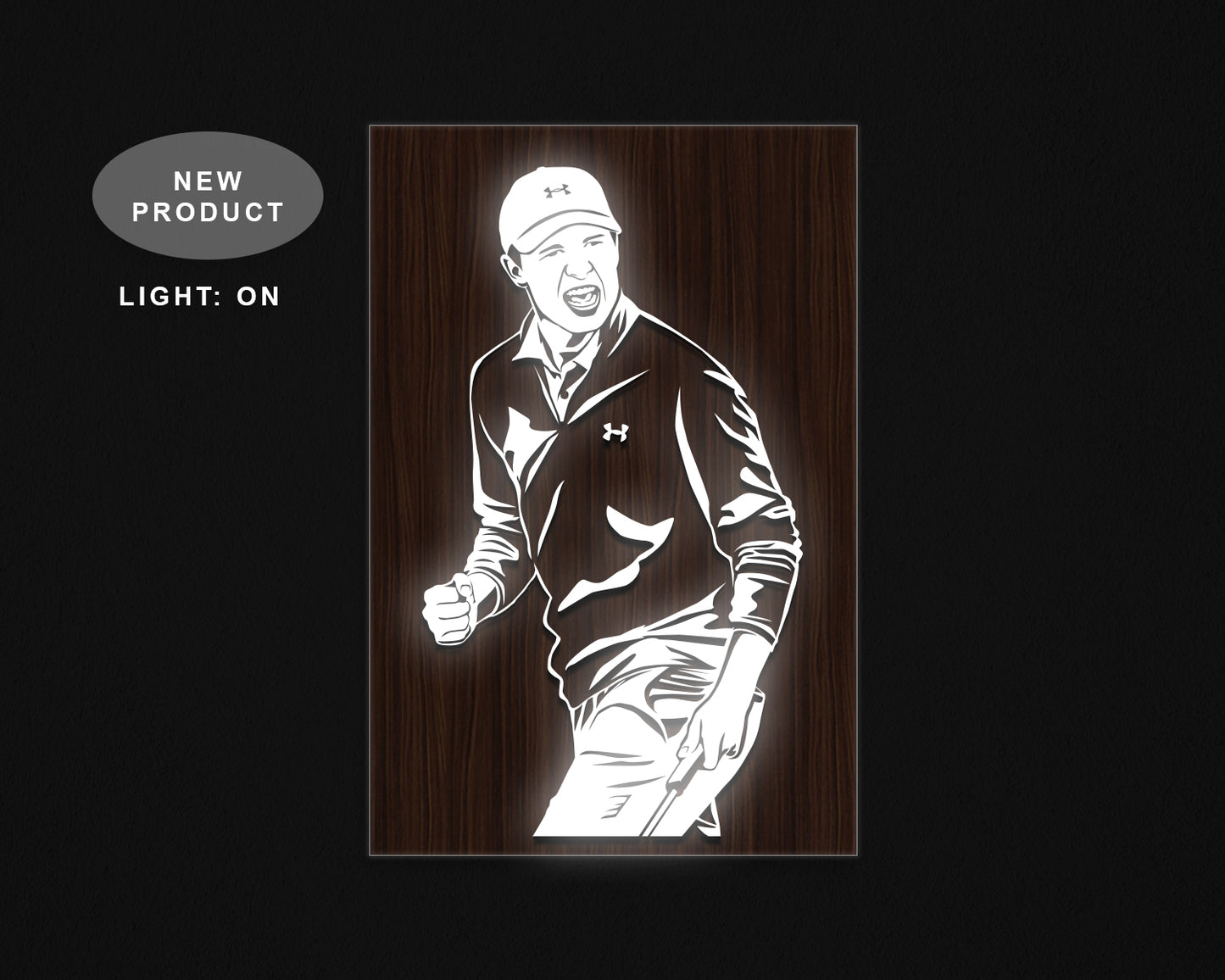 Jordan Spieth LED Wooden Decal