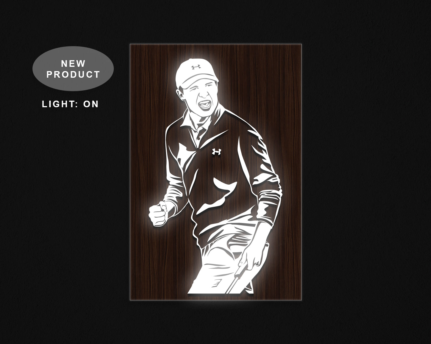 Jordan Spieth LED Wooden Decal