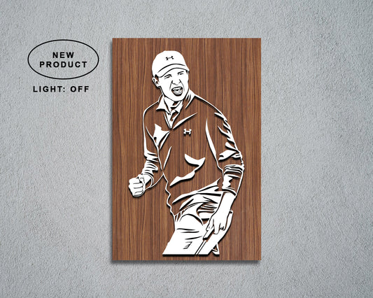 Jordan Spieth LED Wooden Decal