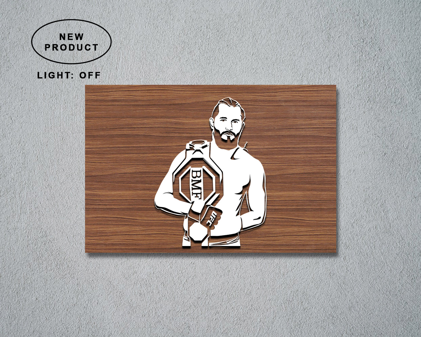 Jorge Masvidal LED Wooden Decal