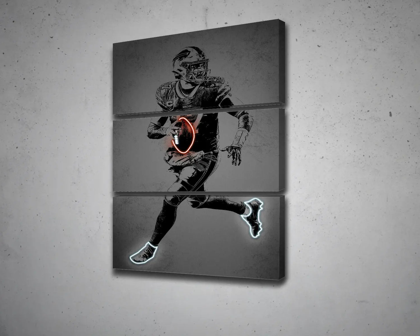 Josh Allen Canvas Wall Art 