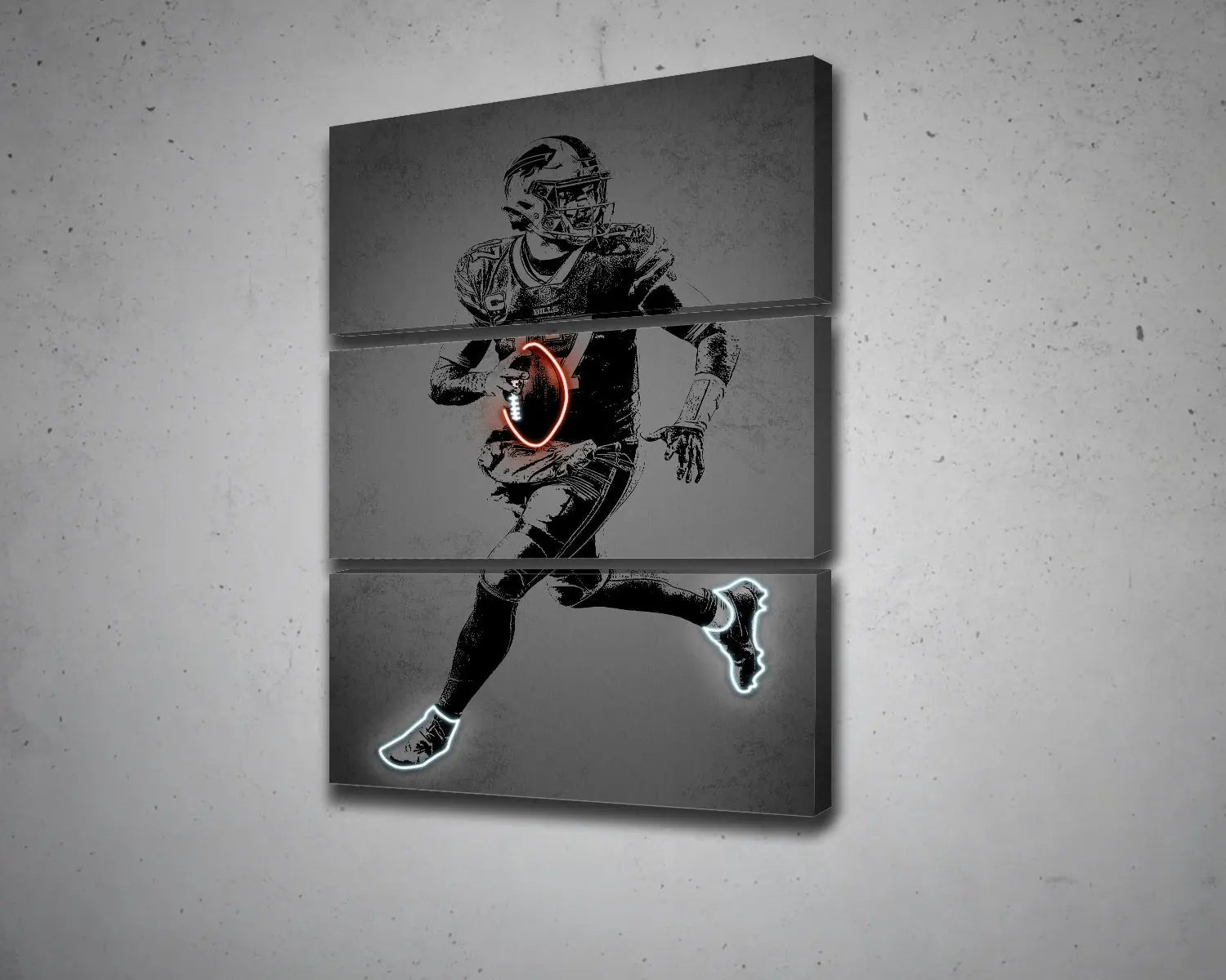 Josh Allen Canvas Wall Art 