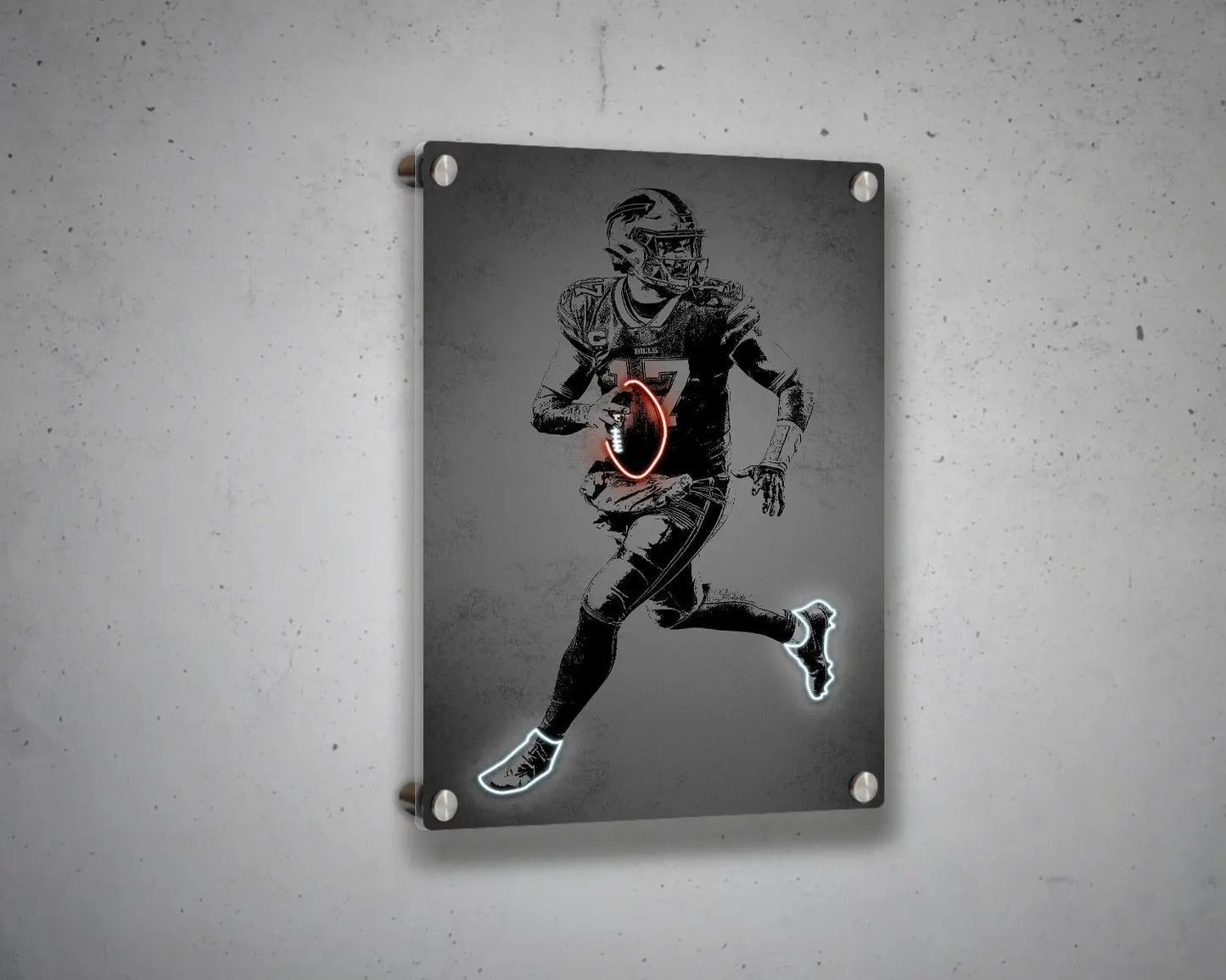 Josh Allen Canvas Wall Art 