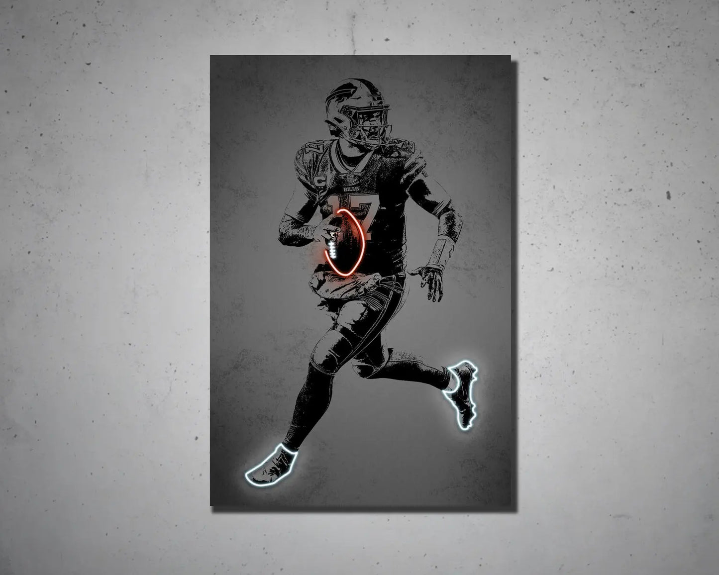 Josh Allen Canvas Wall Art 