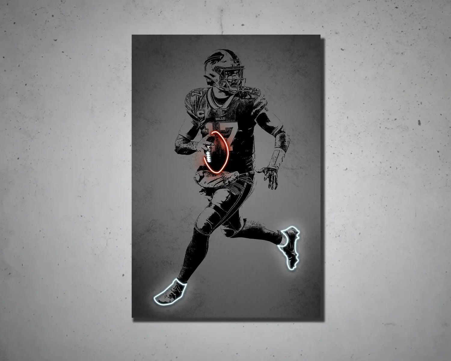 Josh Allen Canvas Wall Art 