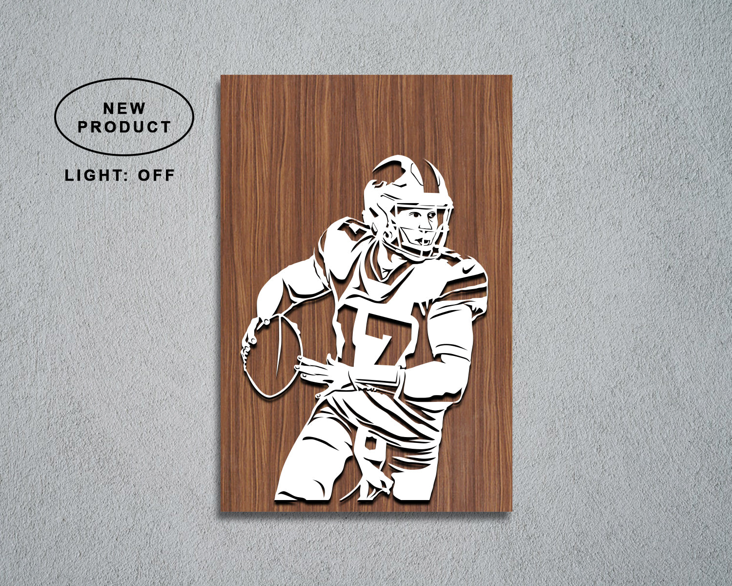 Josh Allen LED Wooden Decal