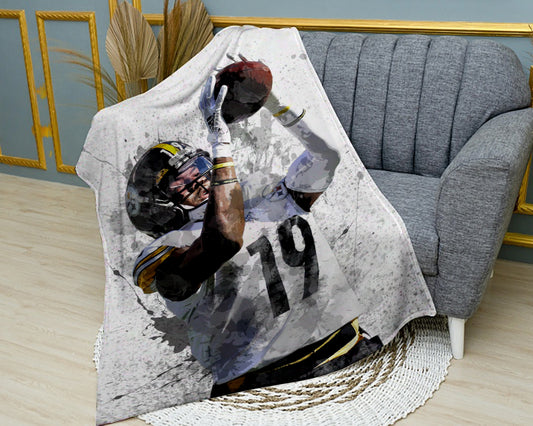 JuJu Smith-Schuster Splash Effect Fleece Blanket