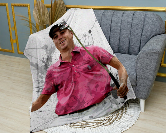 Justin Thomas Splash Effect Fleece Blanket