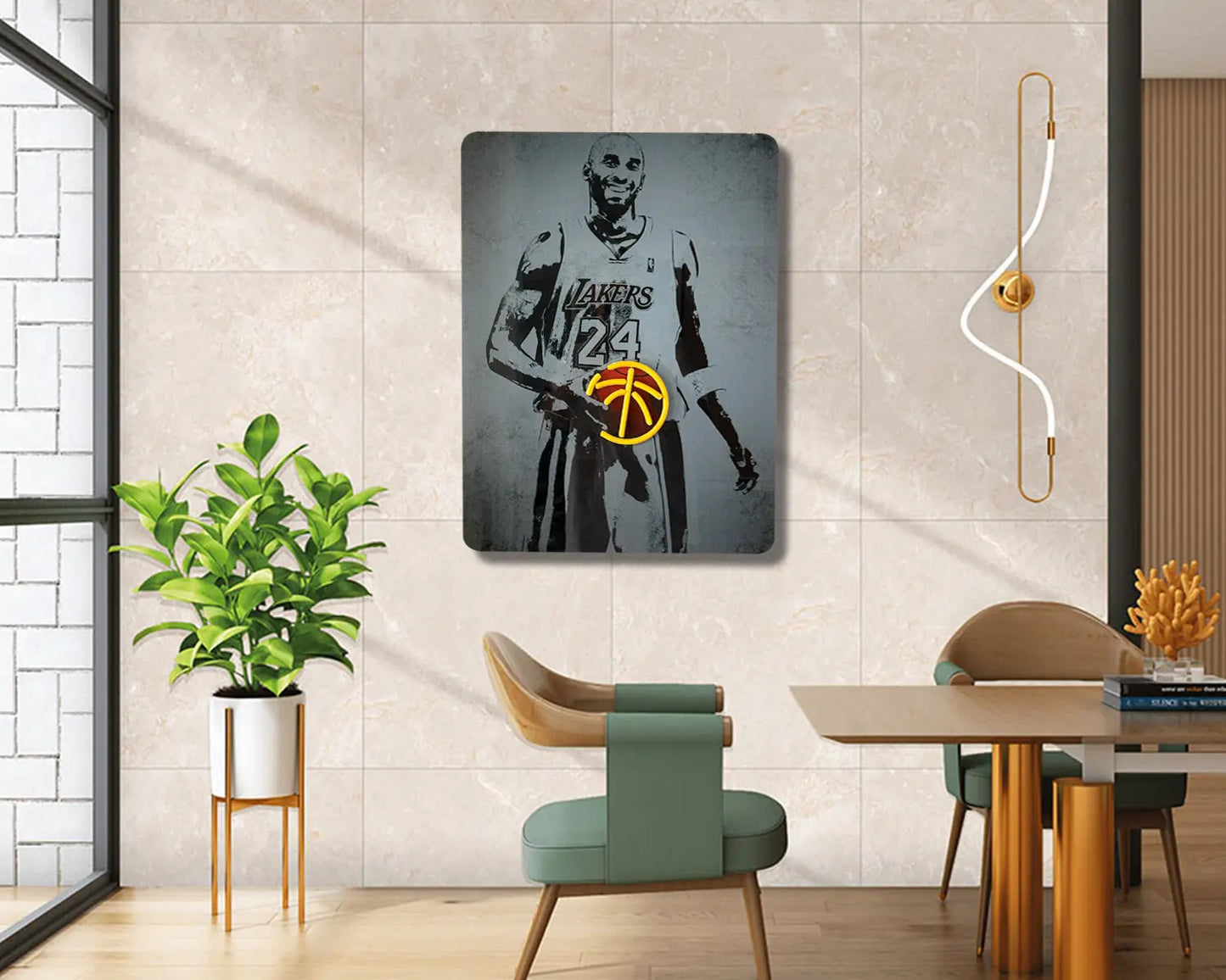 Kobe Bryant UV Neon Sign