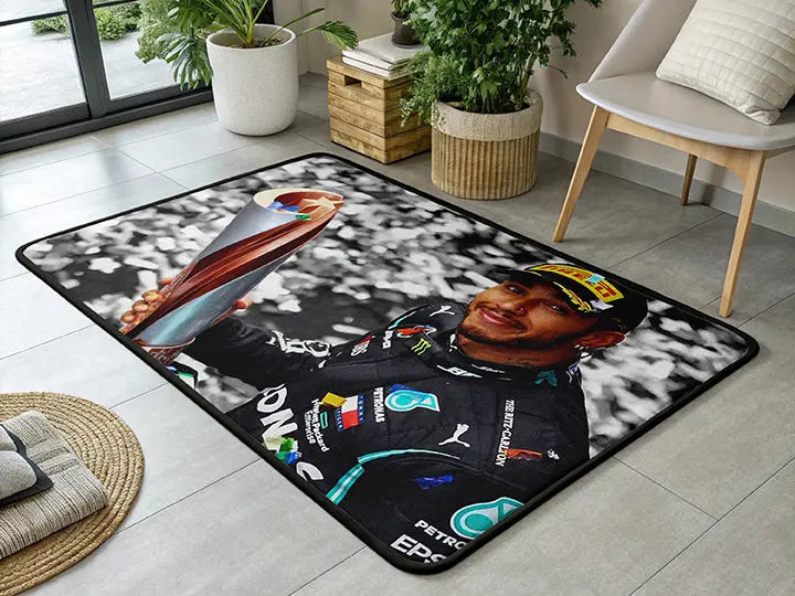 Lewis Hamilton Rugs