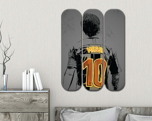 Lionel Messi Acrylic Skateboard Wall Art