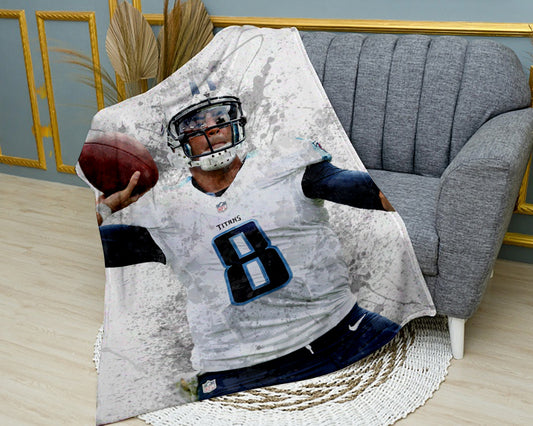 Marcus Mariota Splash Effect Fleece Blanket