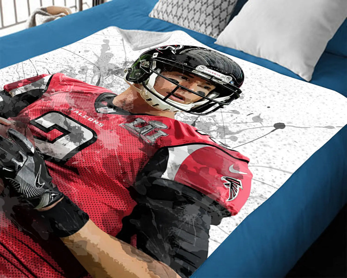Matt Ryan Splash Effect Fleece Blanket