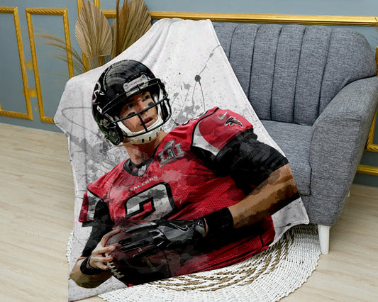 Manta polar con efecto salpicado de Matt Ryan