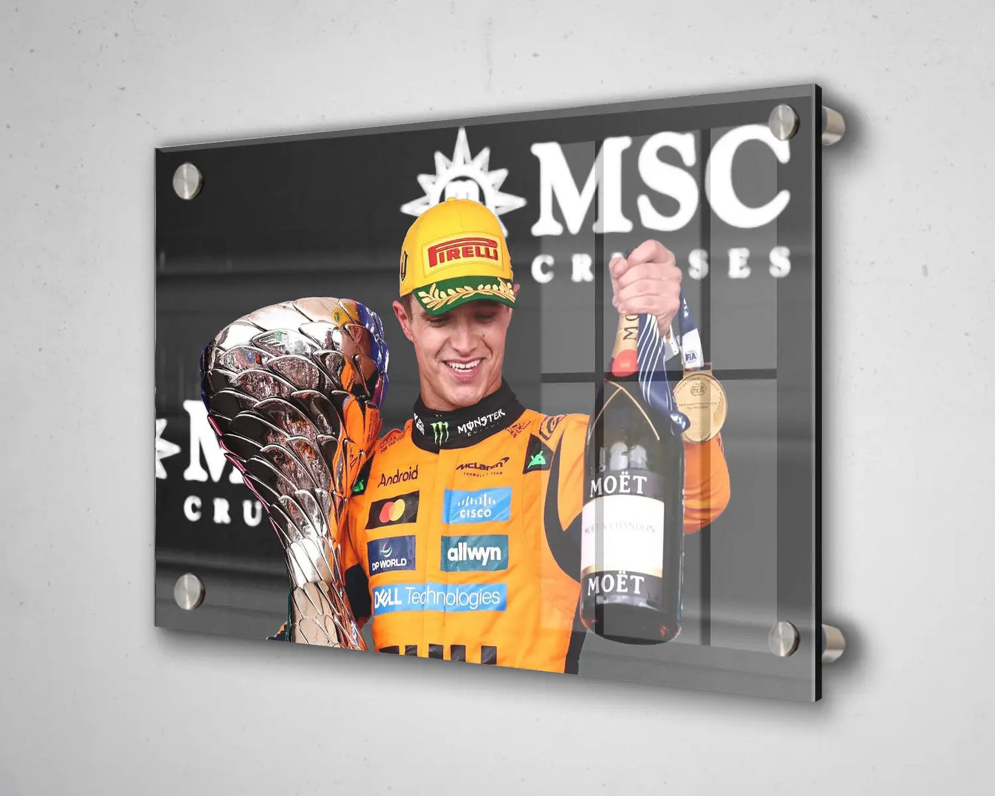 Arte en lienzo en blanco y negro de Dale Earnhardt