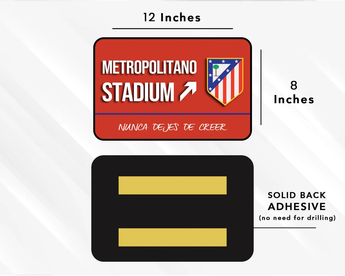 Metropolitano Stadium Signage