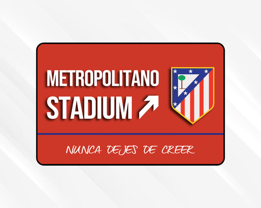 Metropolitano Stadium Signage