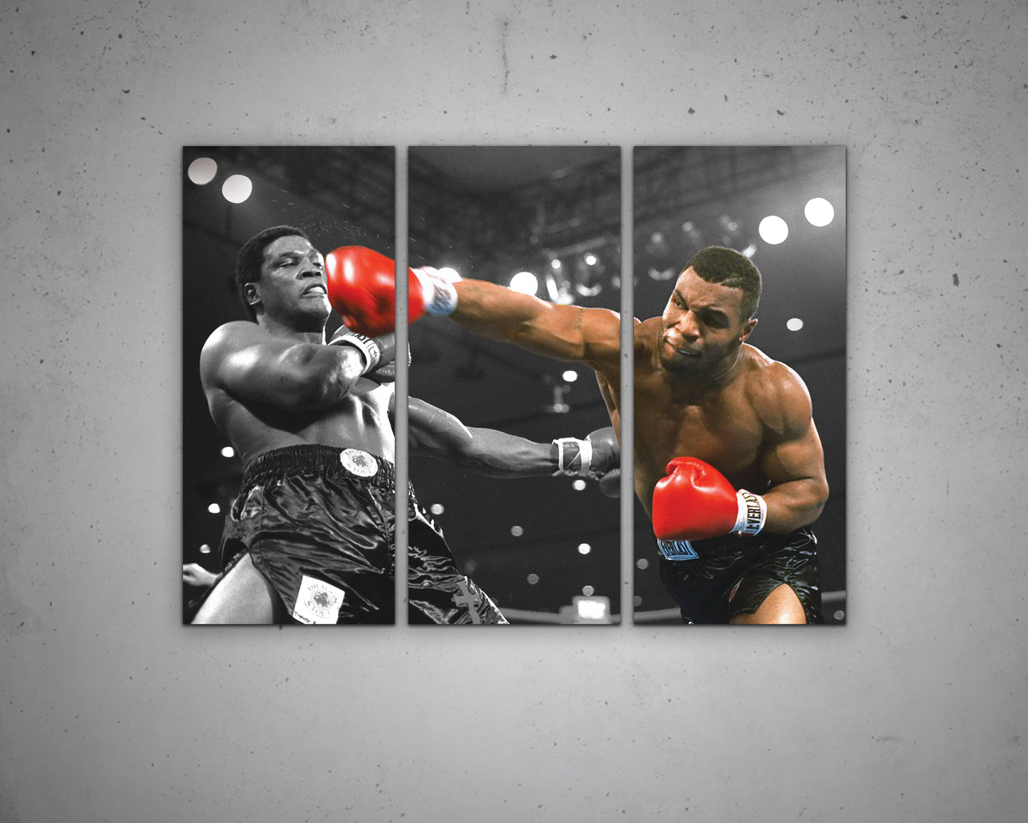 Mike Tyson Black & White Canvas Art