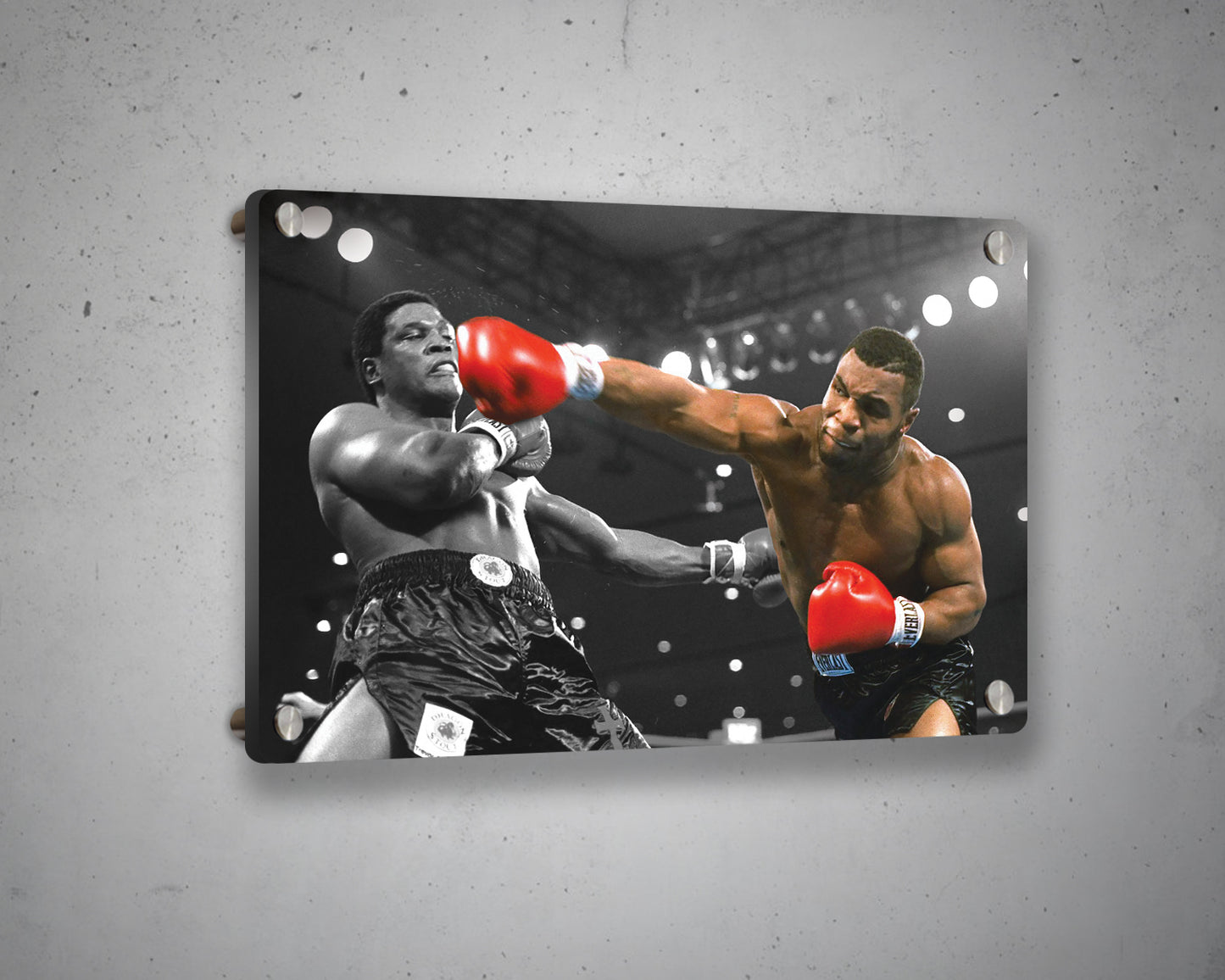 Mike Tyson Black & White Canvas Art