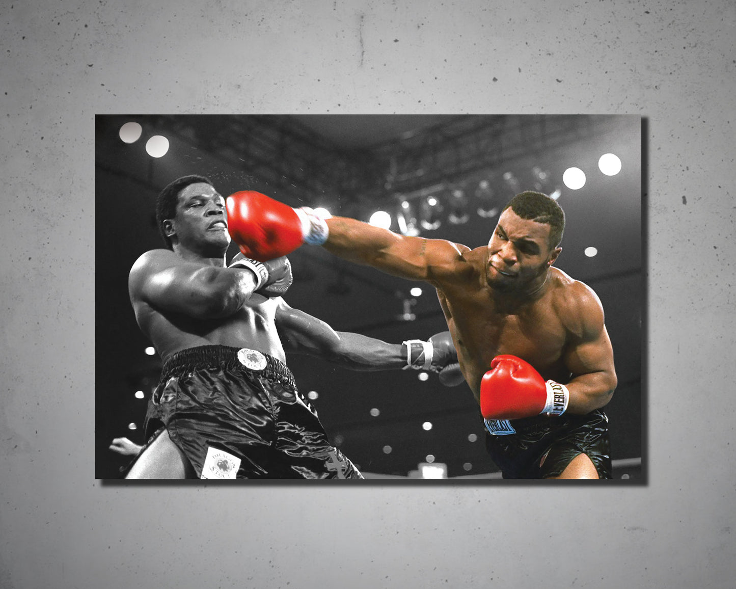 Mike Tyson Black & White Canvas Art