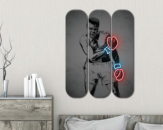 Muhammad Ali Acrylic Skateboard Wall Art