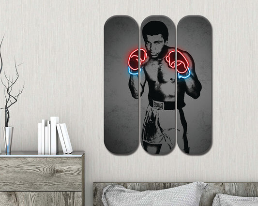 Muhammad Ali Acrylic Skateboard Wall Art