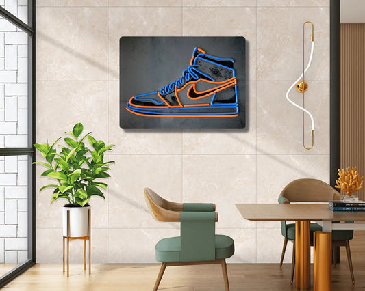 Nike Sneakers UV Neon Sign