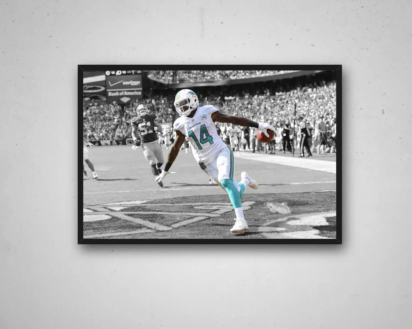 Odell Beckham Jr. Black & White Canvas Print | NFL Wall Art