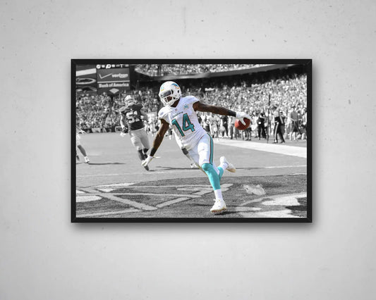 Odell Beckham Jr. Black & White Canvas Print | NFL Wall Art