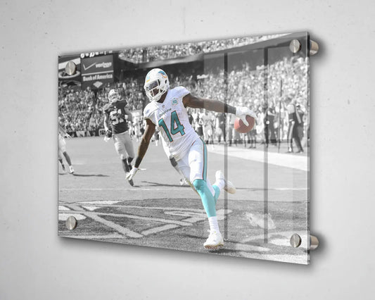 Odell Beckham Jr. Black & White Canvas Print | NFL Wall Art