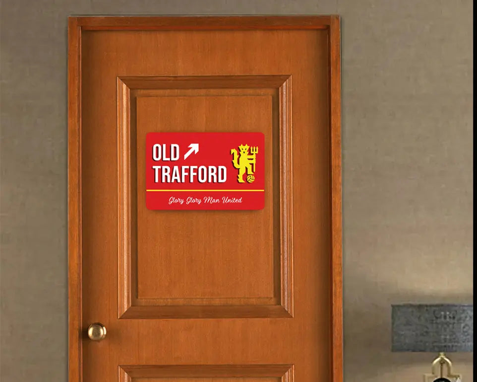 Old Trafford Stadium Acrylic Door Sign