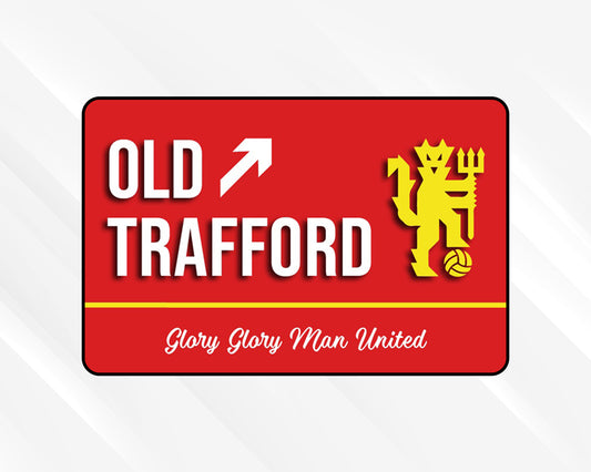 Old Trafford Stadium Acrylic Door Sign